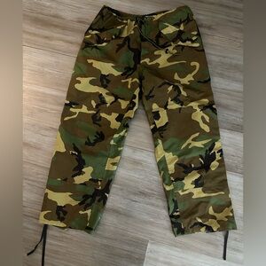 Cold Weather Mens L Regular Camo Cold Weather Trousers Woodland Gore-Tex Seam